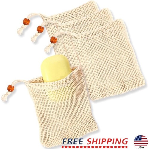Natural sisal soap saver bag - sisal,