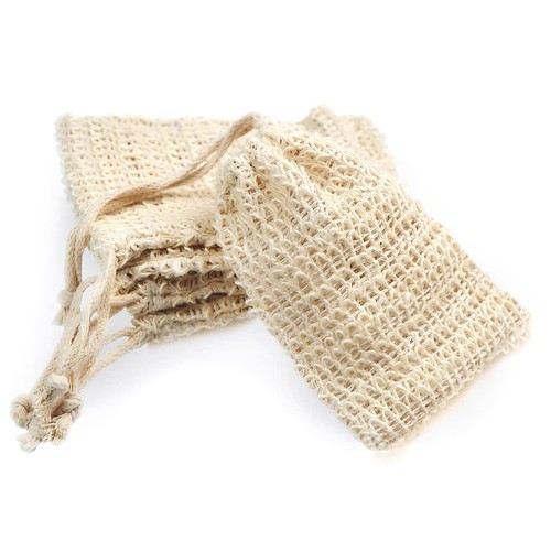 Pack sisal soap saver bags - 5,