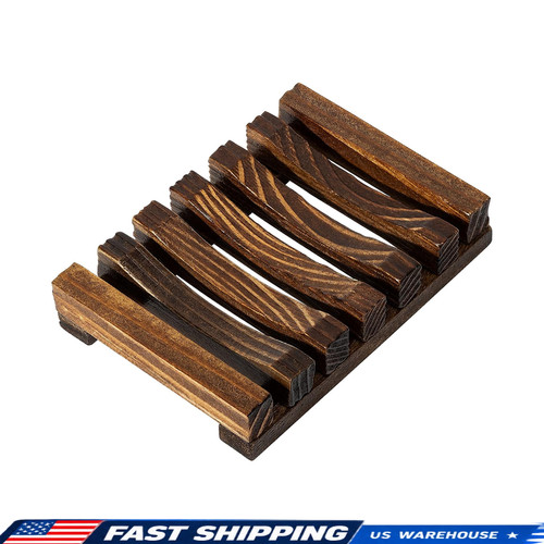 Natural wooden soap dish - wooden,