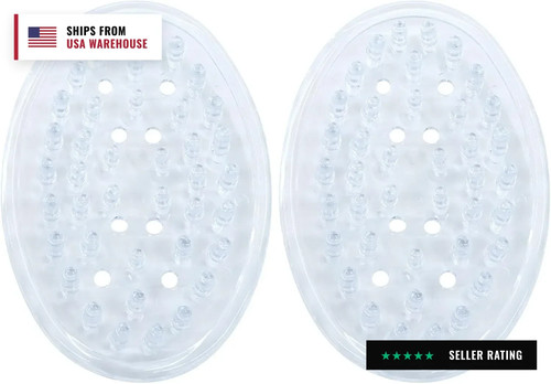 Pieces plastic soap dish - 2,