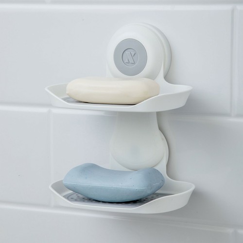 Suction double soap saver - suction,